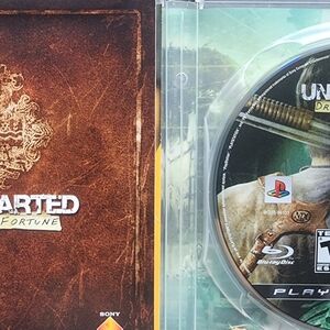 PS3 Sony Uncharted: Drake's Fortune - Brown and Black